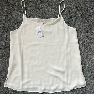 LOFT Woman’s Off White Camisole Top Size S ~ New With Tags